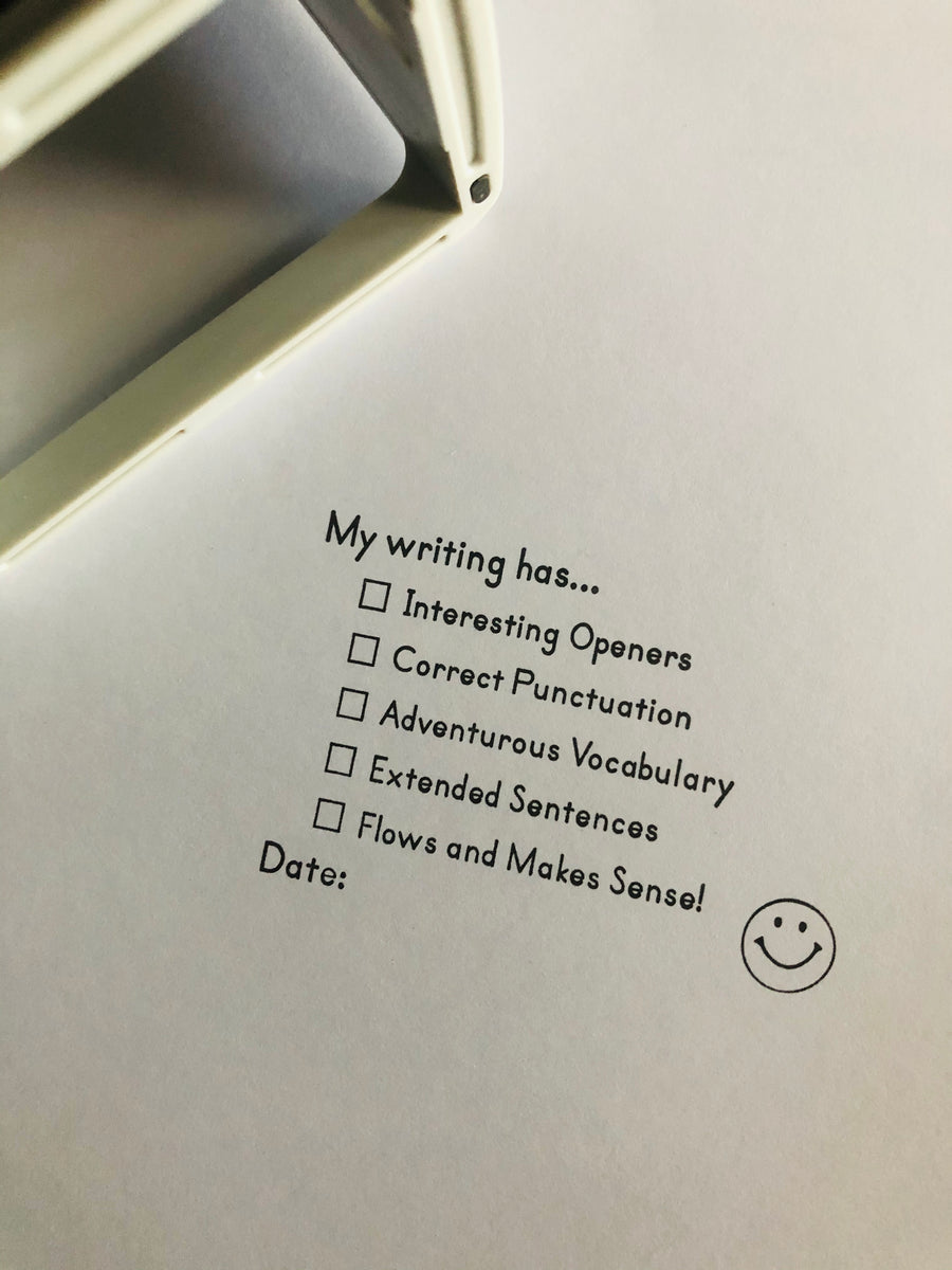 Writing Checklist Stamp- Create Your Own! – Mrs Palmer